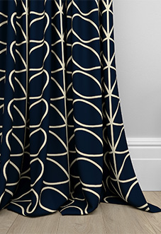 Orla Kiely Jumbo Linear Stem, Whale - Made to Measure Curtains